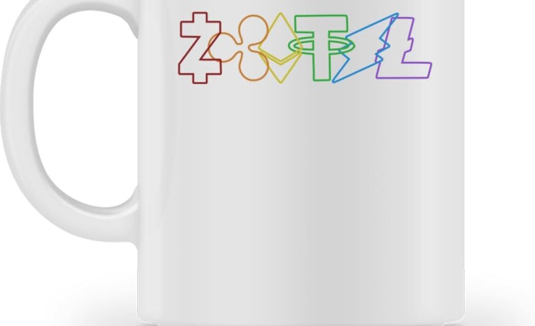 Altcoins LGBT Rainbow Wallet Crypto Kryptowährung – Tasse -M-White