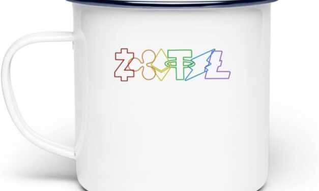 Generisch Altcoins LGBT Rainbow Wallet Crypto Kryptowährung – Emaille Tasse -Einheitsgröße-White