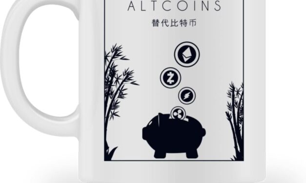 Altcoins Chinese Hanzi Crypto Kryptowährung – Tasse -M-White