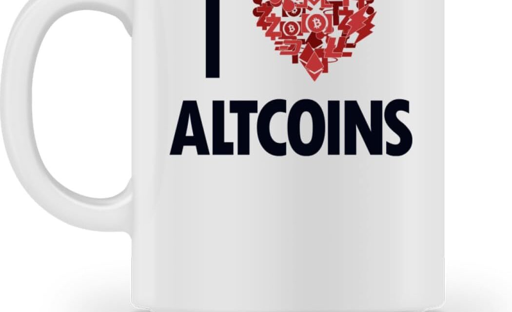 I love Altcoins Wallet Crypto Kryptowährung – Tasse -M-White