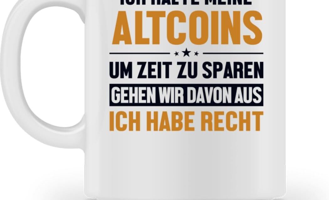 Altcoins habe immer Recht Wallet Kryptowährung – Tasse -M-White