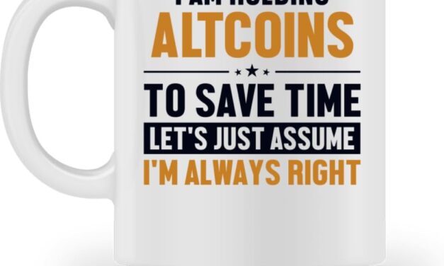 Altcoins Let’s Assume I’m Right Wallet Crypto Kryptowährung – Tasse -M-White