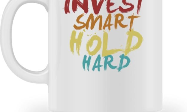 Generisch Invest Smart Hold Hard Wallet Altcoins – Tasse -M-White