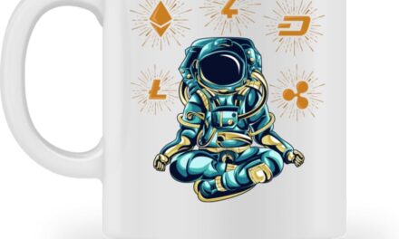 Altcoins Astronaut Wallet Crypto Kryptowährung – Tasse -M-White