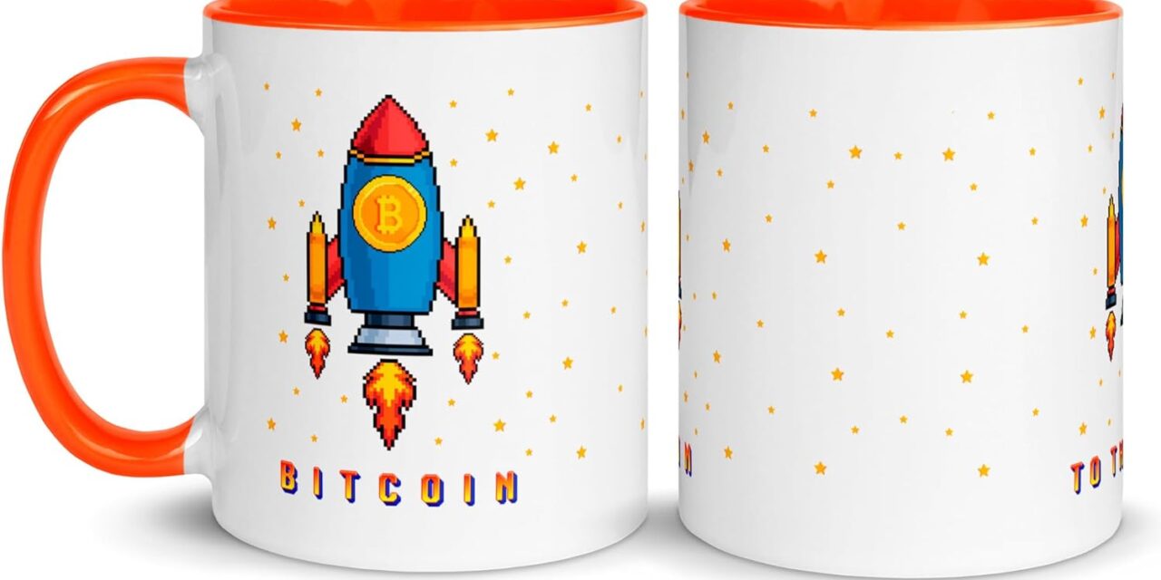 Cryptocurrency Tasse Personalisiert Bitcoin Ethereum Cardano Siba Inu To The Moon Weiße Keramiktasse 11oz Original Gifts (Bitcoin 8-bit)